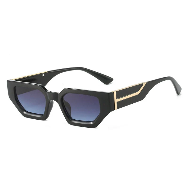 Wrap Sunglasses with Gradient Lens - Image 8