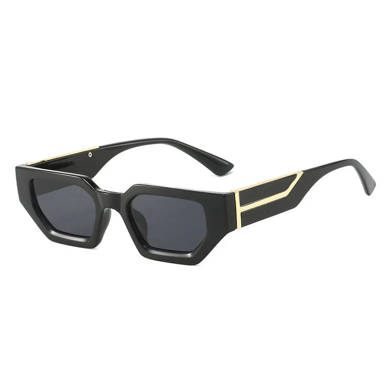 Wrap Sunglasses with Gradient Lens - Image 9