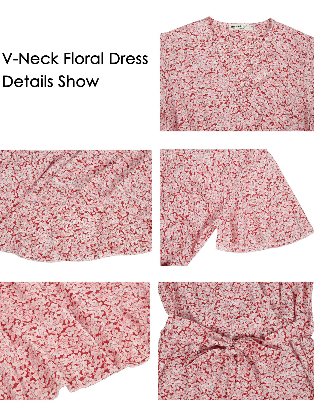 Wrap-Tie Floral Dress - Image 15