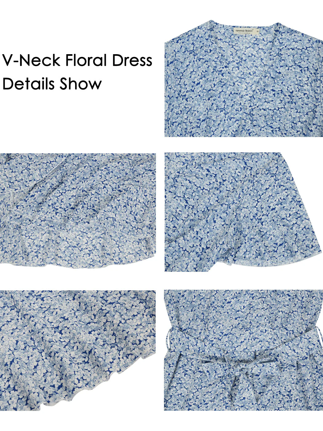 Wrap-Tie Floral Dress - Image 21