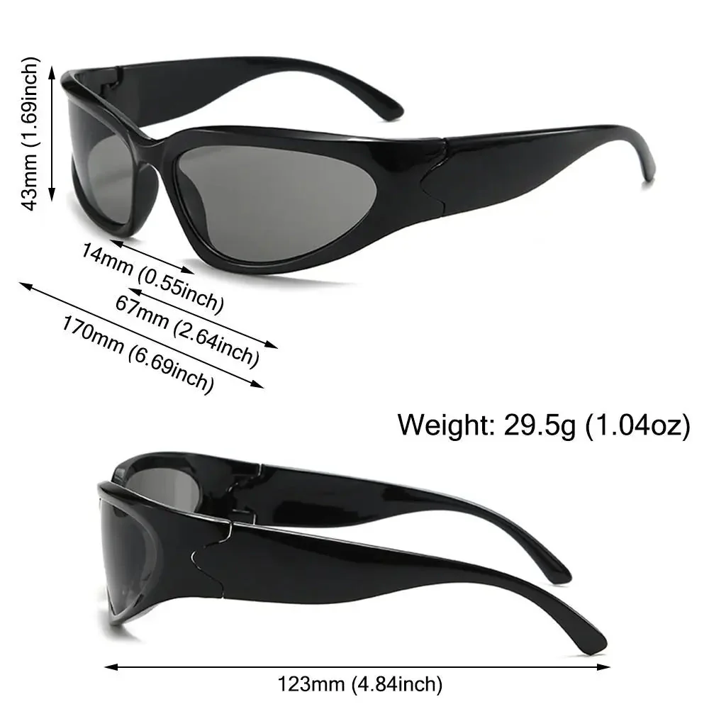 Y2K Futuristic Cycling Sunglasses - Image 10