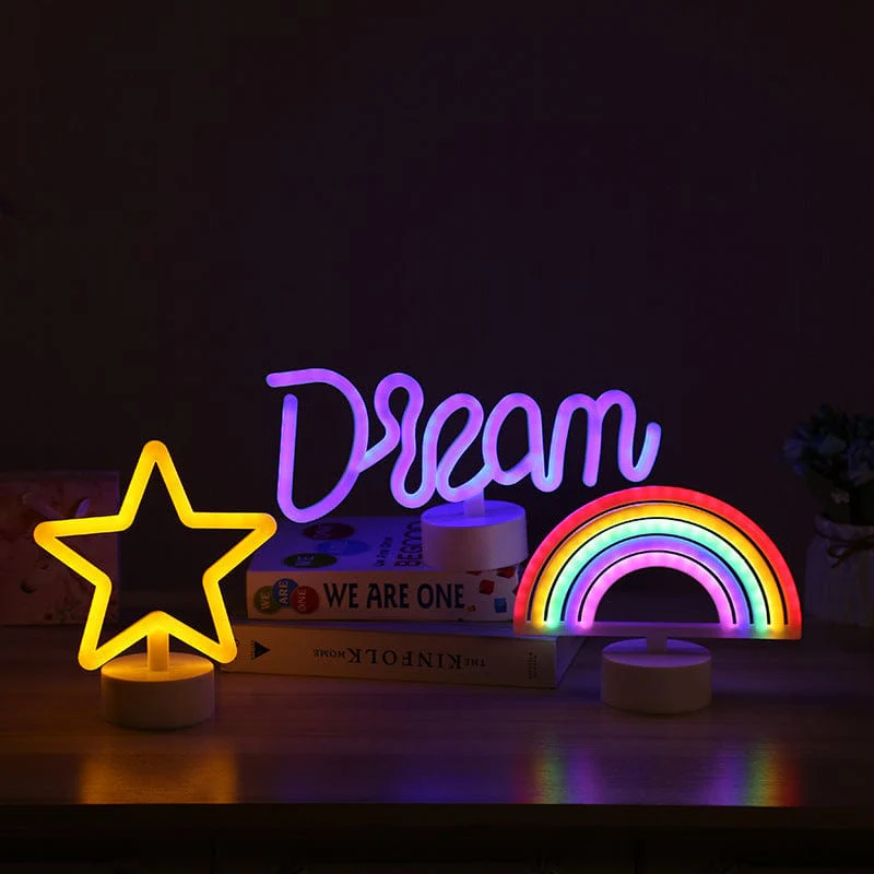 Yellow Star Neon Light Sign - Image 2