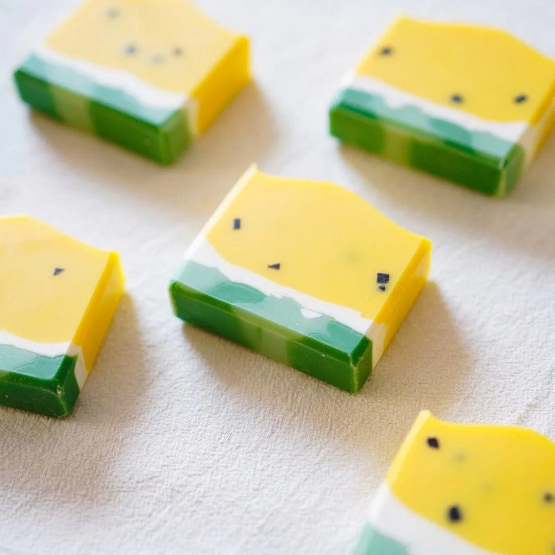 Yellow Watermelon Handmade Soap - Image 2