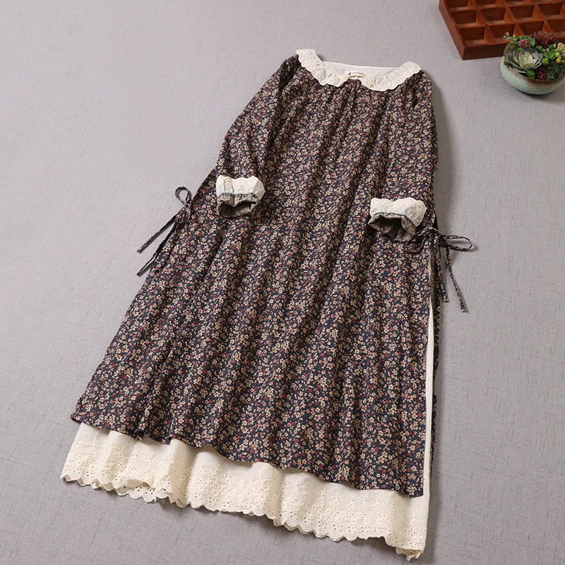 Your Love Is Deep Lace Round Neck Smock Dress - Image 2