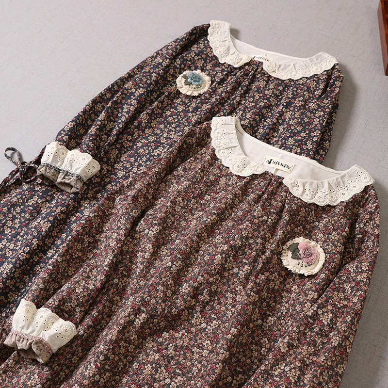 Your Love Is Deep Lace Round Neck Smock Dress - Image 8
